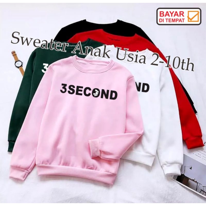 ((IB))SWEATER ANAK2 UNISEX/3ECOND DIGITAL SABLON