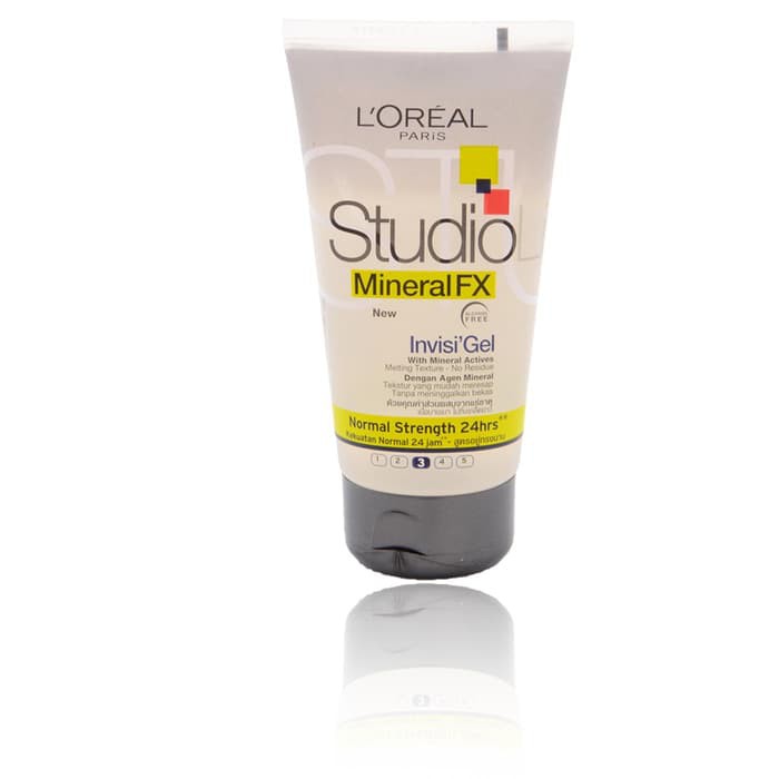 "LOREAL STUDIO MINERAL FX INVISI GEL NORMAL STRENGTH 150ML - GEL RAMBUT"