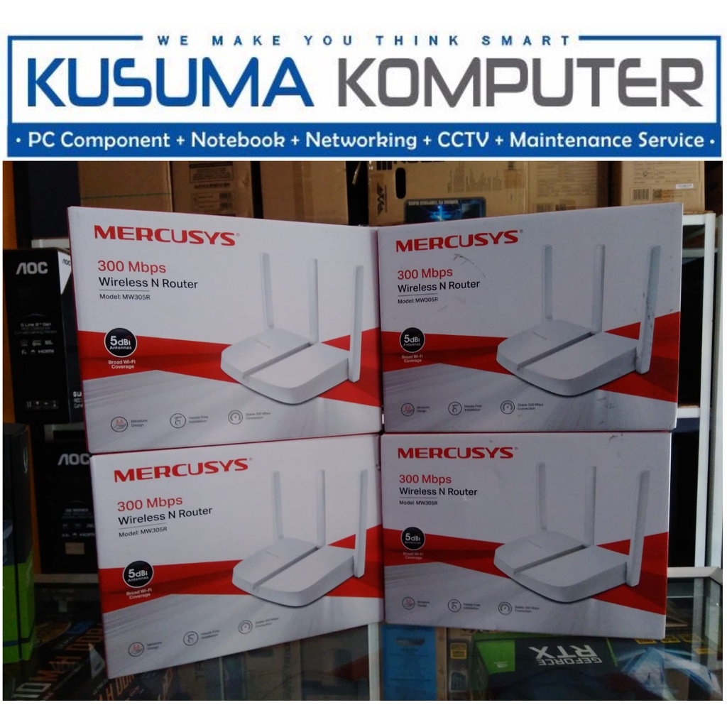 Router Mercusys MW305R 300Mbps 2 Antena 5dBi