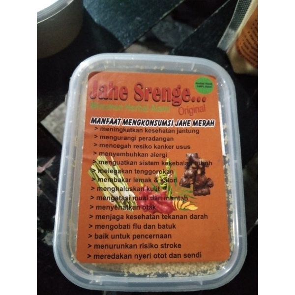 

Jahe Srenge instan