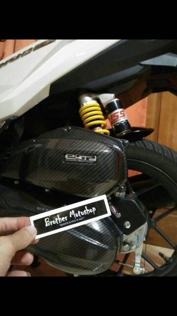 Cover Cvt Filter Carbon Vario 150 125 Led Shopee Indonesia