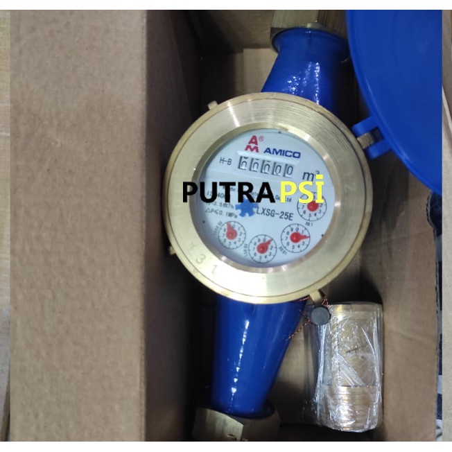 Pertukangan - Meteran Air Amico 1 Inch / Flow Meter Amico Water Meter Amico Murah