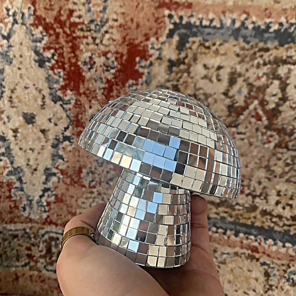 Suyo Bola Disko Jamur Silver Mushroom Disco DJ Lighting Refleksi Bar Dekorasi Panggung Untuk Pesta Pernikahan