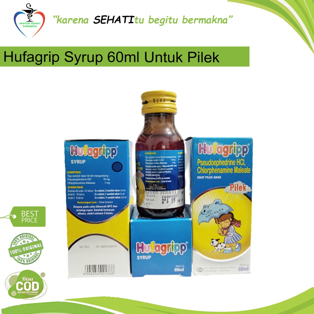 Promo obat hufagrip pilek anak murah dan ampuh