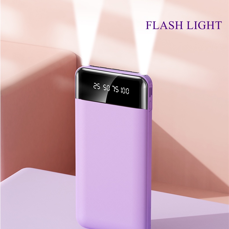 Powerbank / Power Bank Fast charging USB Portable 20000mah LED display 3IN1 FLASHLIGHT+PHONE HOULDER+POWERBANK