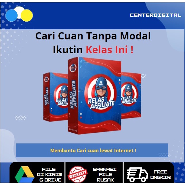 Ecourse Murah  Kelas Affiliate | Zuper Aditya Zupercapt | Tutorial Belajar Affiliate