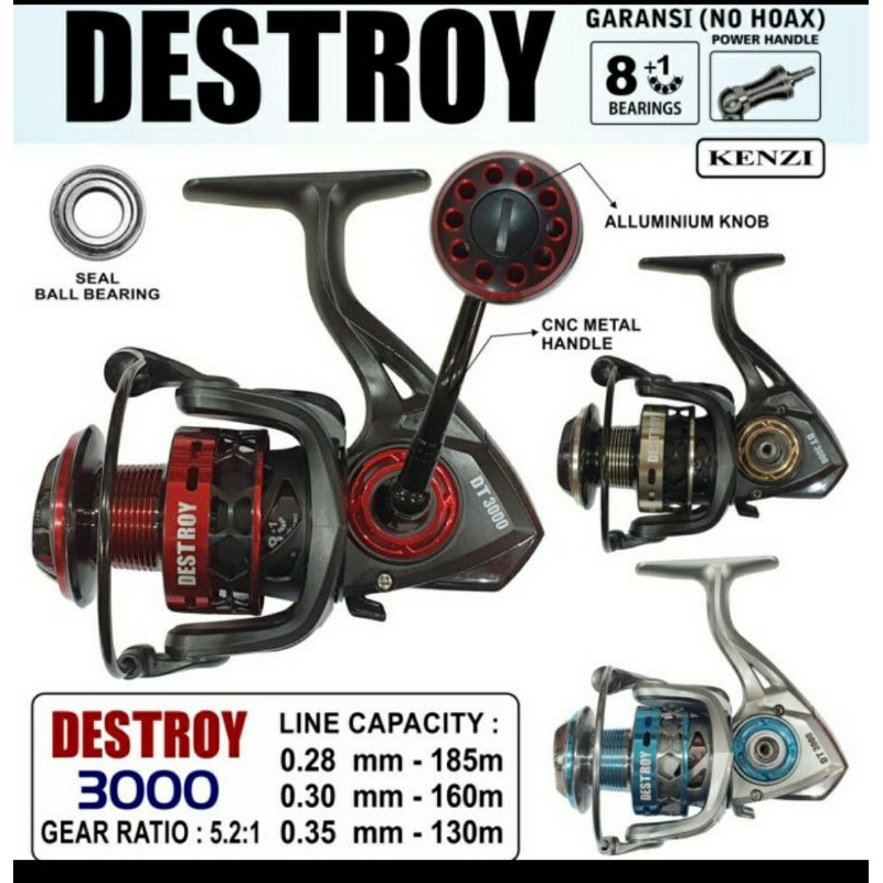 RELL PANCING KENZI DESTROY 1000/2000/3000 POWER HANDLE