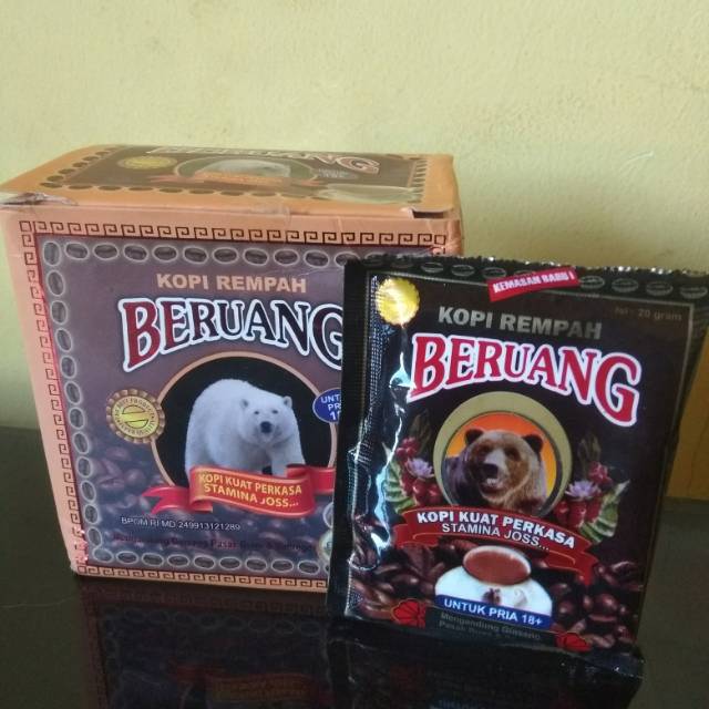 KOPI REMPAH BERUANG PENAMBAH STAMINA