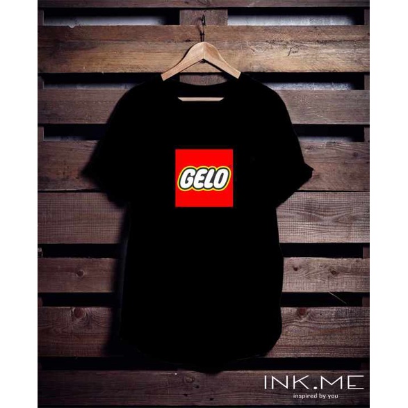 KAOS LUCU/ KAOS PLESETAN LEGO GELO BLACK TSHIRT