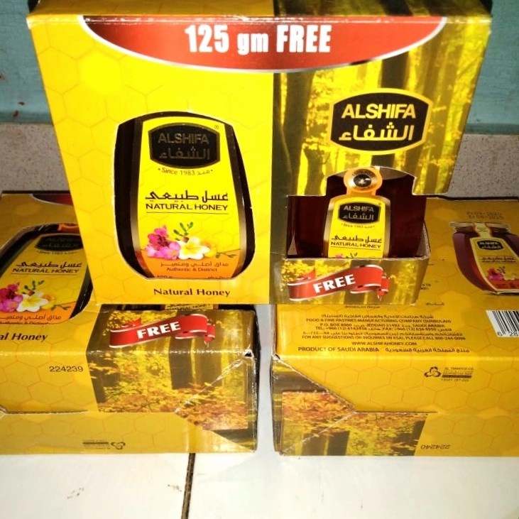 

madu Alshifa asyifa 500 gram free 125 gram jamin original Al Shifa madu murni obat sehat kuat percernaan dan DBD trombosit