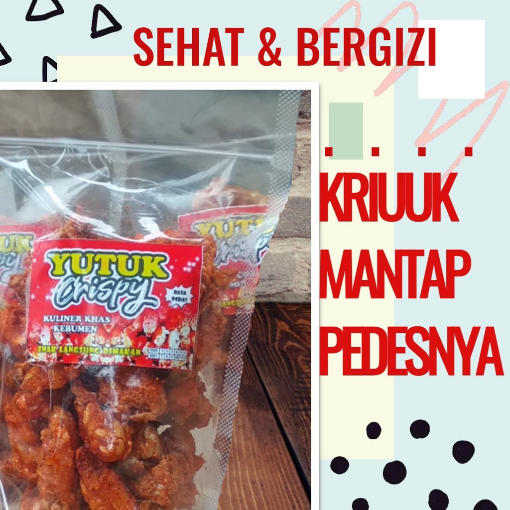 

YUTUK KRIUK GORENG CRISPY - TERLARIS SNACK JANDA GALAU | YUTUK CRISPY | BIKI GALAU JADI MBLO