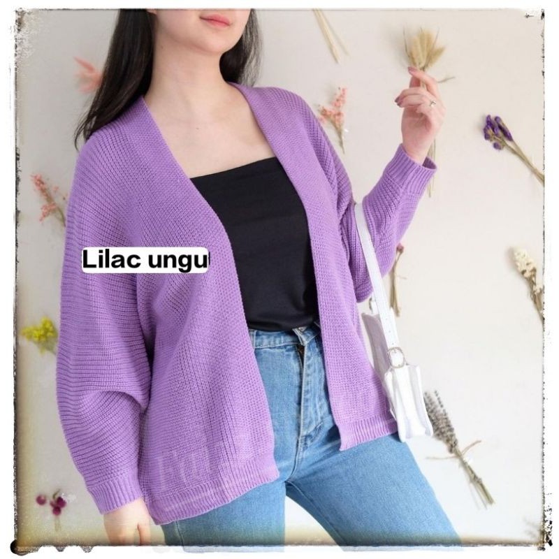 Cardigan Rajut OVERSIZE BATWING/Cardigan Rajut Wanita Tebal PREMIUM STORE09 MURAH