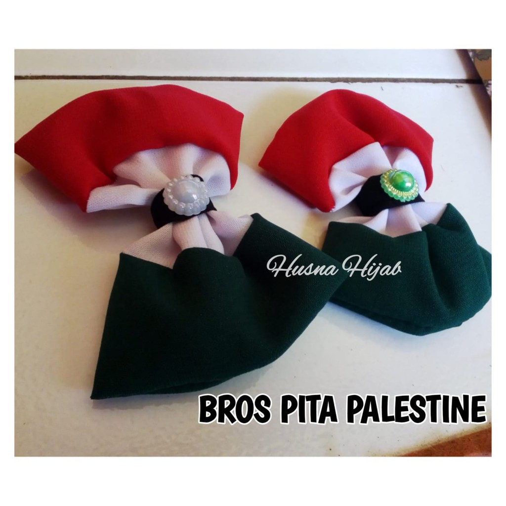 [BRAND HUSNA HIJAB] Bros Pita Palestine Isi 1 Lusin (12 Pcs) / Grosir Souvenir Bros