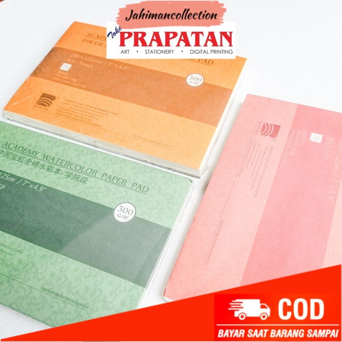 

✨ BISA COD ✨ Baohong Academy Watercolor Paper Pad 180x125mm - Rough
