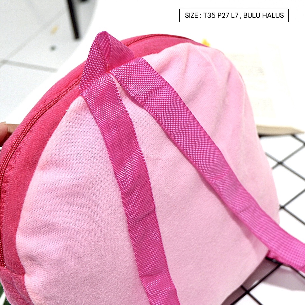 COD Backpack lokal Tas Ransel sayang Anak Boneka balita berbagai karakter murah produk asli semarang