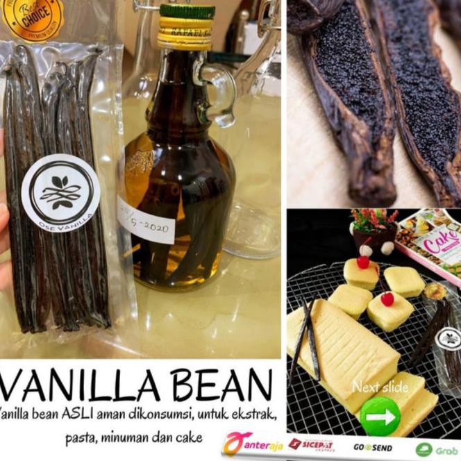 

F4YA VANILLA BEAN (BIJI VANILA) 10GRAM GOURMET GRADE A MRUI