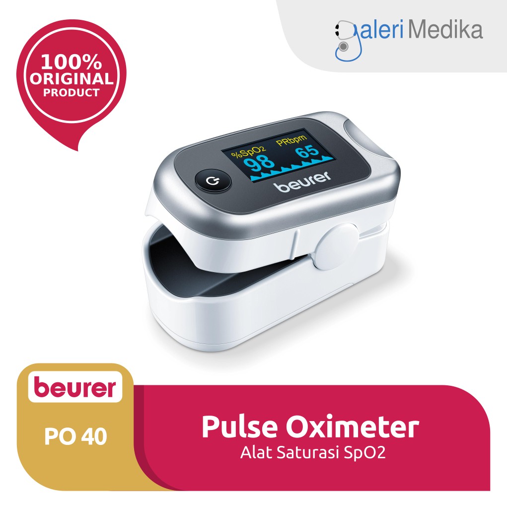 Pulse Oximeter Beurer PO 40 / PO40 / PO-40 - Alat Ukur Kadar Oksigen
