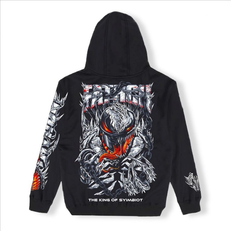 HOODIE || FATHCH | ANTI VENOM V.2 | ORIGINAL | LIMITED EDITION 200PCS ONLY | BLACK, S