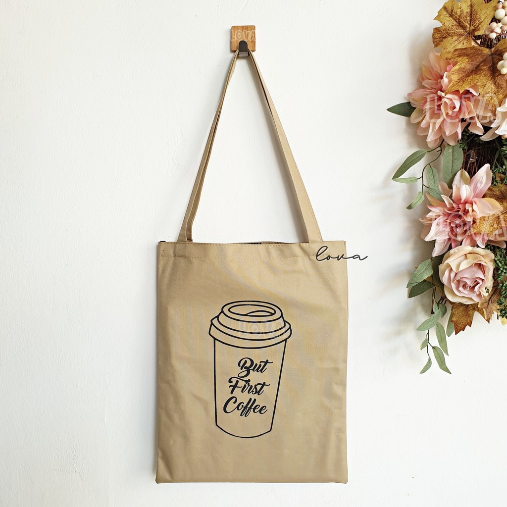 LS 475 - COFFE GLASS Tas Tote Wanita