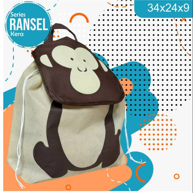 

[COD}] TAS SOUVENIR ULANG TAHUN ANAK RANSEL KLEP LUCU