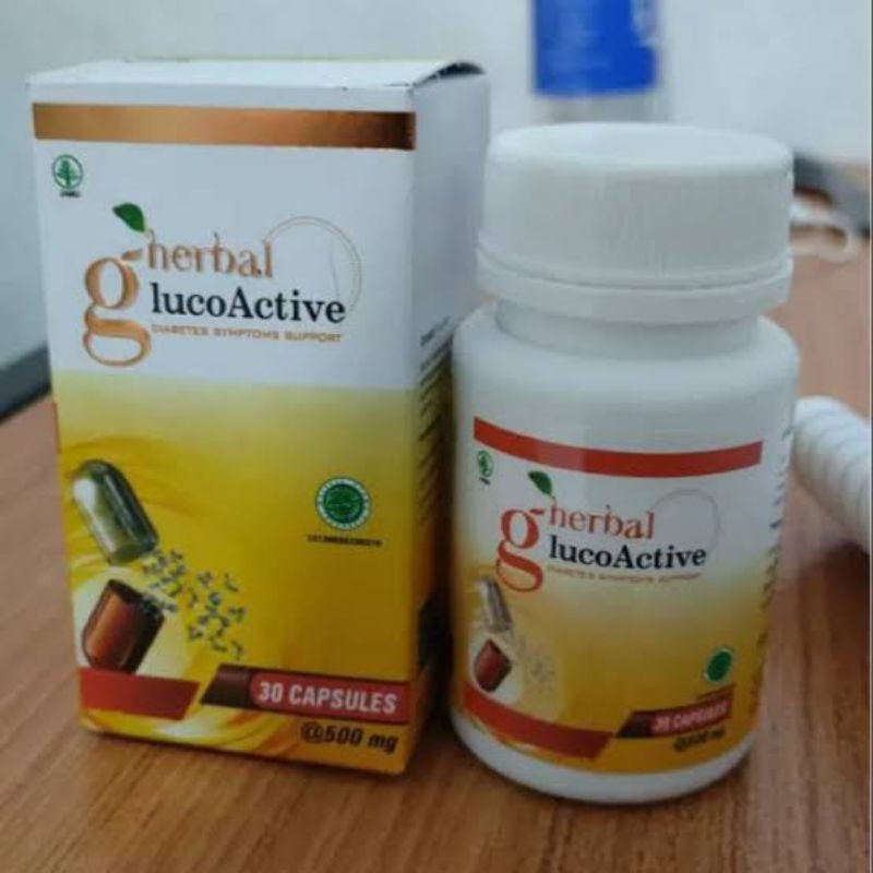 GLUCOACTIVE Asli Herbal Glucoactive Obat Diabetes Kencing Manis Asli