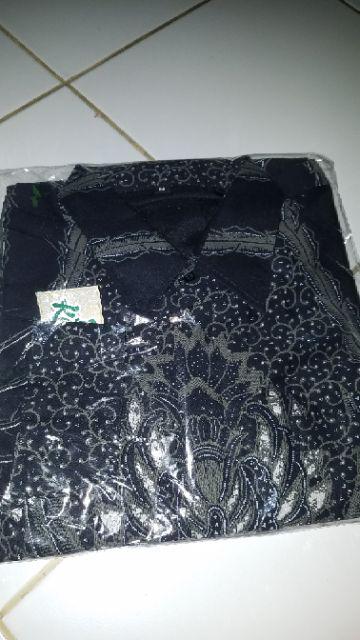 Natawilaga Kemeja Batik Pria Eksklusif Berfuring Lengan Panjang Batik Solo Katun Primisima