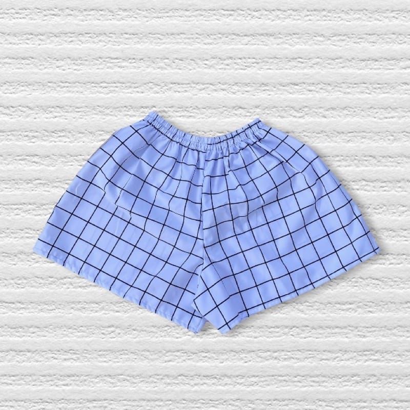 boxer Tartan .celana kolor unisex pria wanita dewasa. celana motif kotak kotak boxer  2022