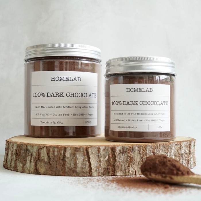 

MINUM-SIAP-DRINK-TO-READY- 100% DARK CHOCOLATE POWDER / BUBUK COKLAT ASLI PREMIUM 100G -READY-TO-