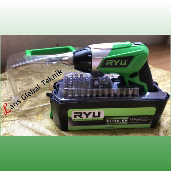 Mesin Bor Baterai RYU RCD 4.8V/ Bor Cordless RYU