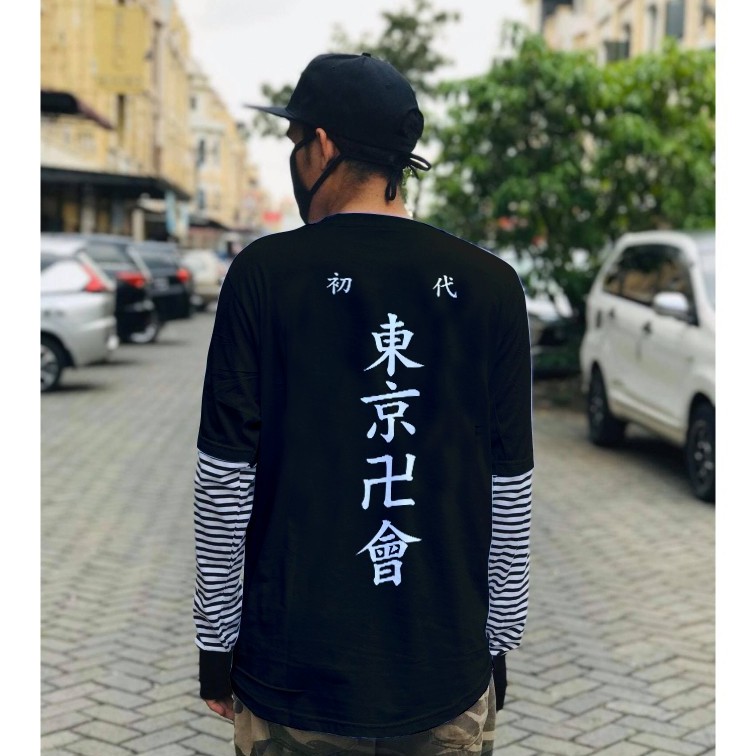 Longsleeve Double Layer Tokyo Manji Anime Manga Tokyo Revengers