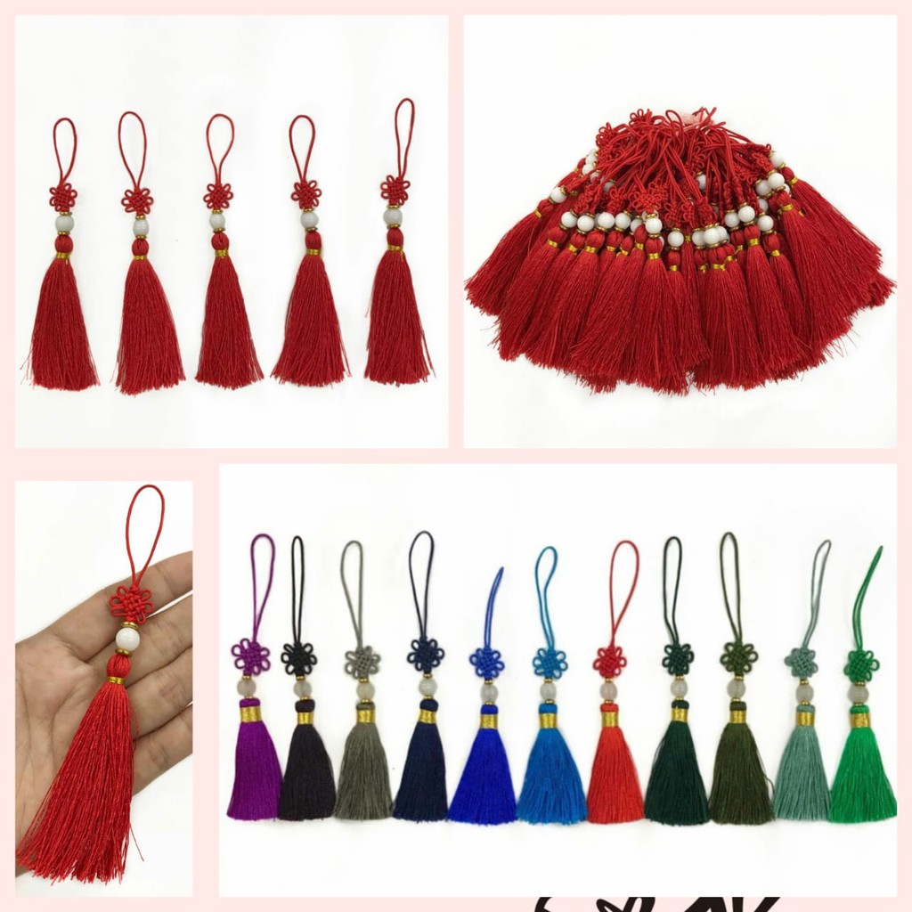 TASEL ANYAM MUTIARA | CHINESE TASSEL RUMBAI | TASSEL IMLEK