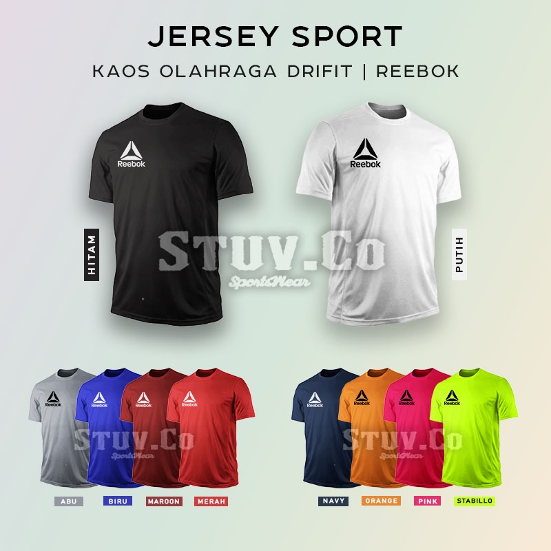 BAJU DRIFIT PRIA WANITA RUNNING JOGGING FUTSAL SEPAKBOLA SEPEDA GYM