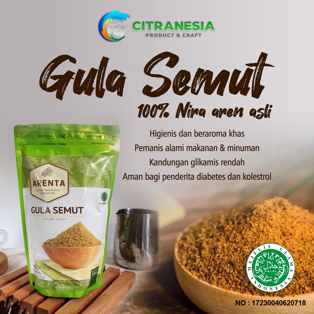 

Gula Aren Semut (Gula Aren Bubuk/brown sugar) 250 gram untuk berbagai kebutuhan rumah tangga & usaha