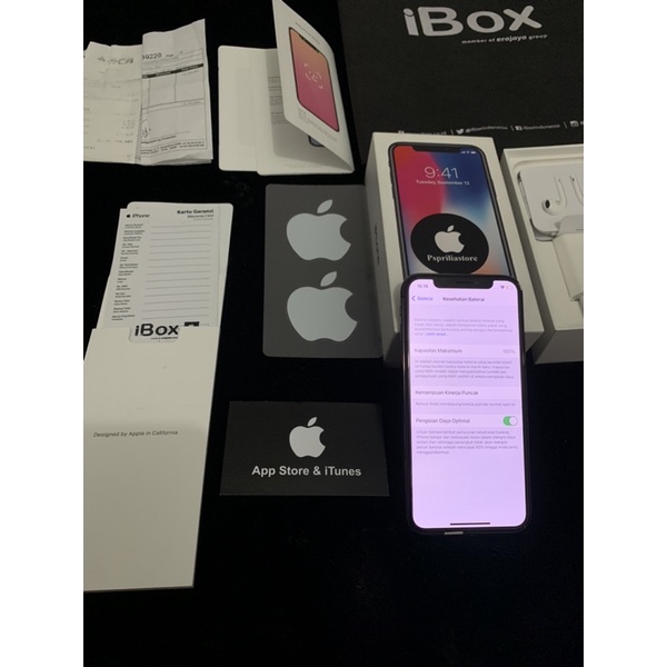 KREDIT HP - IPHONE X 64GB / 256GB - IBOX ORIGINAL - LIKE NEW - FULLSET-4