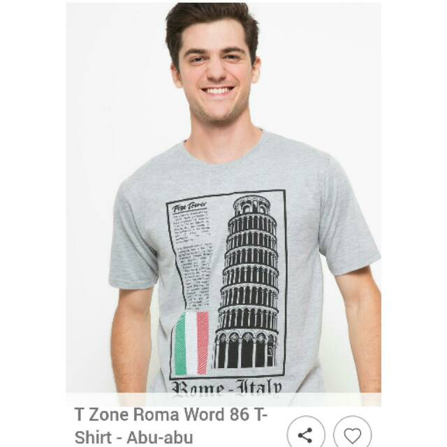 Kaos pria merk T-Zone