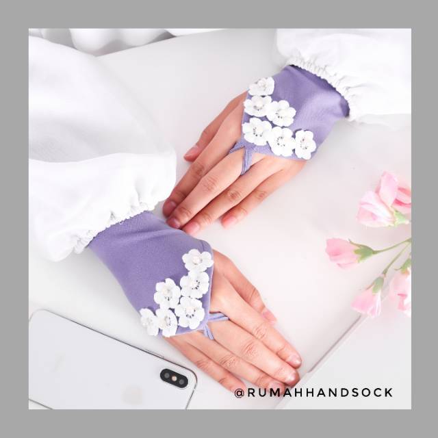 jual handsock tangan bahan jersey Handsock zahra / produsen handsock manset wanita bandung