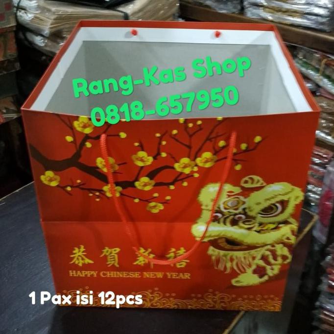 

Paperbag IMLEK Merah XL Karton Laminating doff
