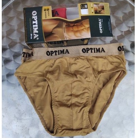 Celana dalam pria Optima harga isi 3pcs ORI 100% ( GRATIS ONGKIR ! )