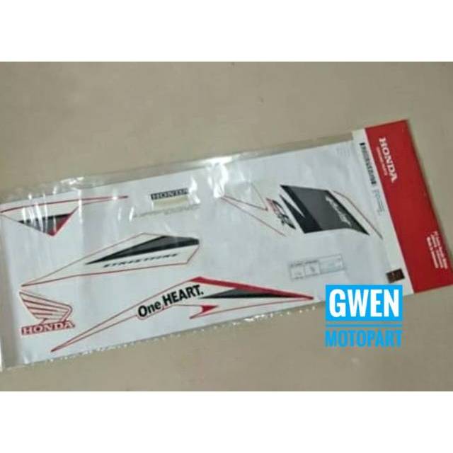 Stripe Set Stiker Sticker Lis Body Striping Bodi CB150R CB 150R 150 R K15M Merah Kilap Winning Red 8