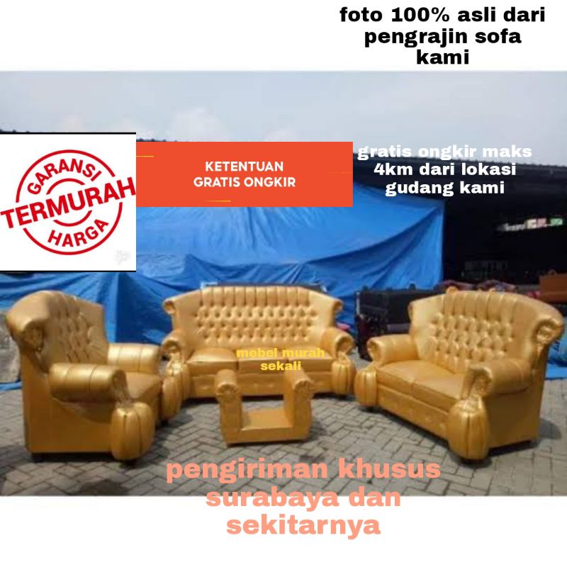 (PROMO) Sofa Jaguar Uncharted Set 3 2 1 / Sofa Jaguar + Meja