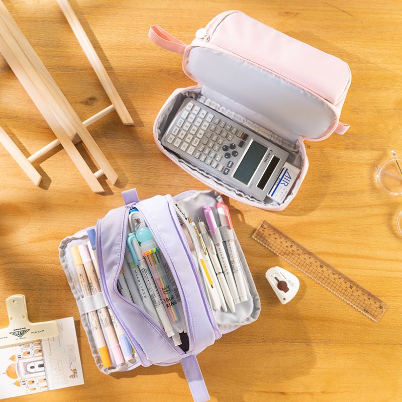 

READY STOCK! Angoo Giant Pencil Case tempat pensil tempat makeup kosmetik