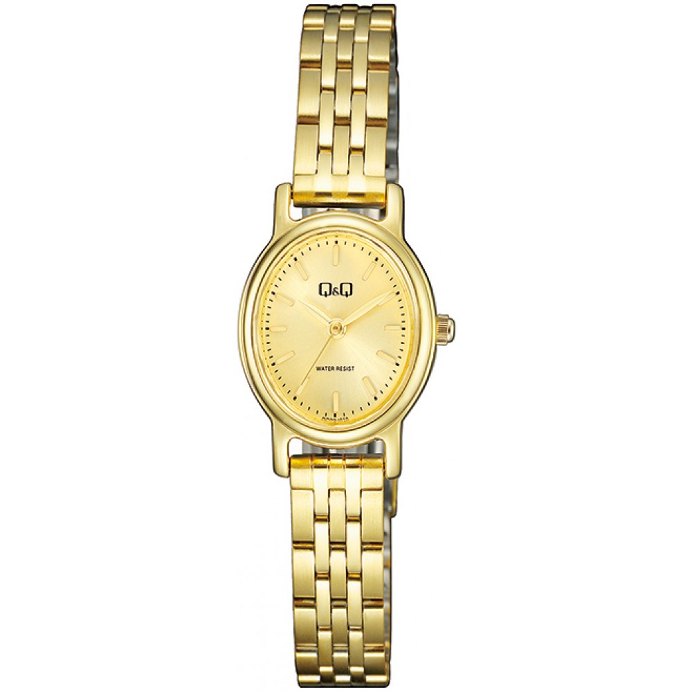 Jam Tangan Wanita Classic Casual Business Rantai Stainless Steel Analog Original Q&amp;Q QnQ QQ QC33 QB51 Series