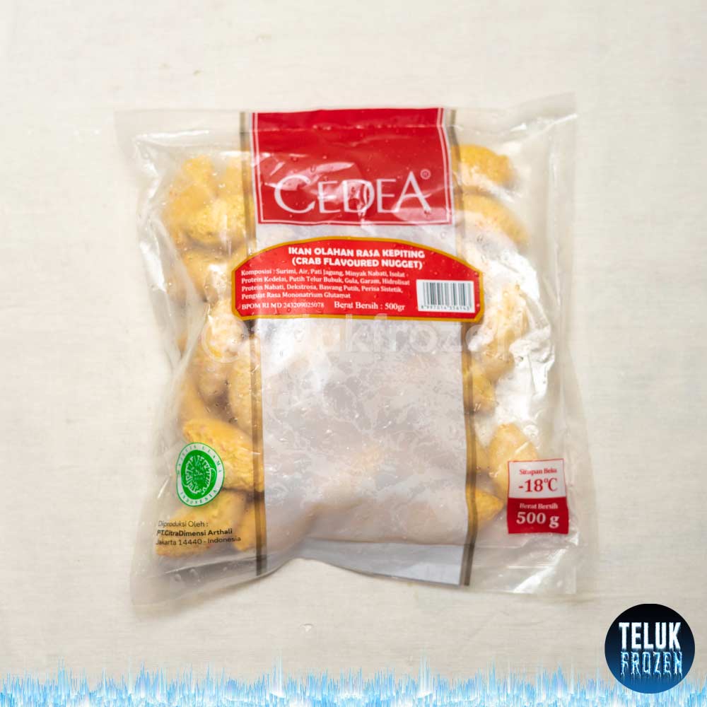 

cedea crab flavoured nugget 450 gr naget nugget ikan rasa kepiting frozen shabu shabu nuget kuah frozen food