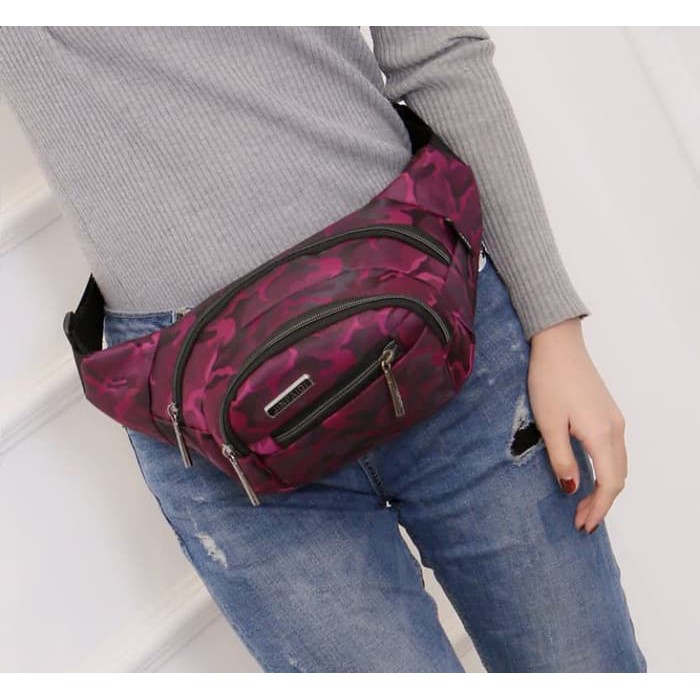 Waist bag pria dan wanita modern - tas pinggang jinpaidi new model