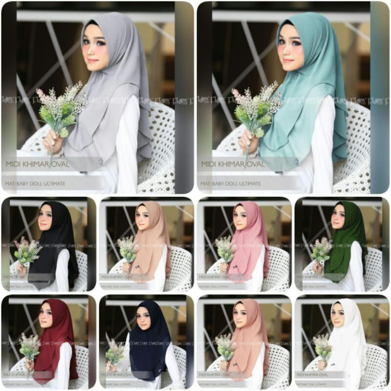 Midi Khimar Oval Original FLOW