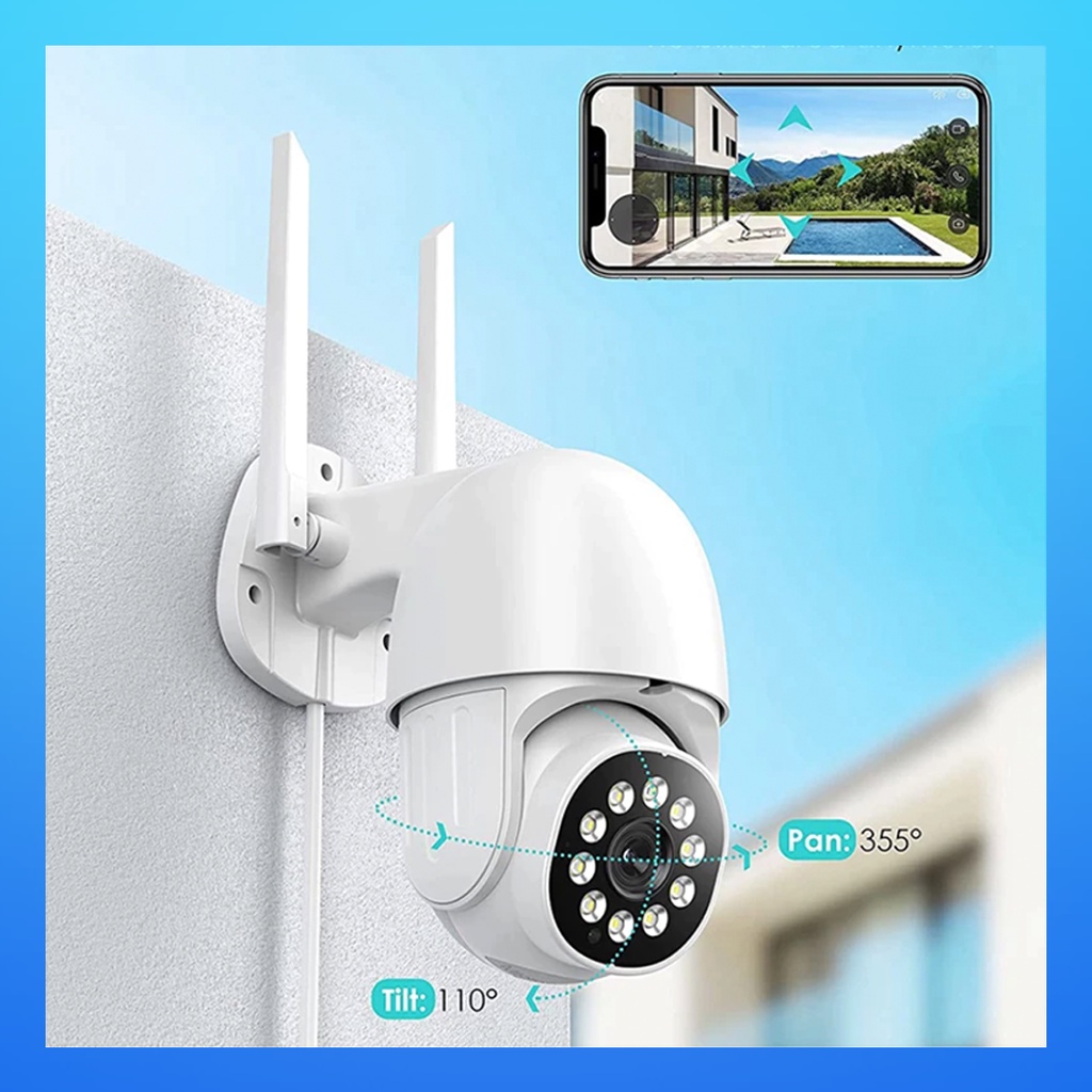 CCTV WIFI MURAH PTZ YI IOT TH-F1 Kamera Cctv Outdoor Wireless Smart Wifi 2Mp Full HD 1080P PTZ Anti Air Waterproof