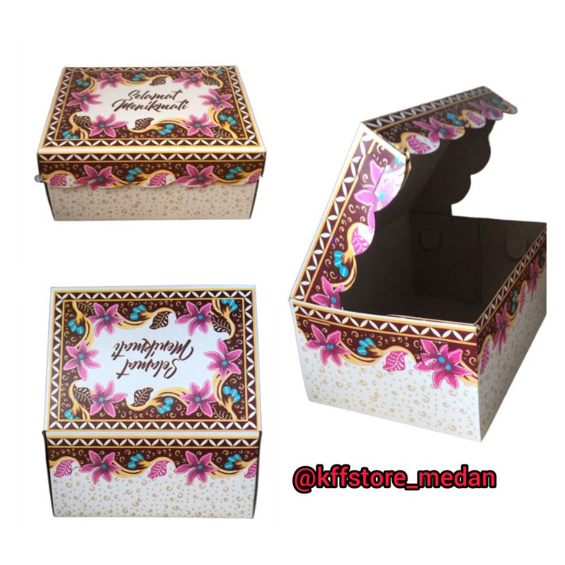 

Kotak / Dus Snack Box 15x11cm ( per pcs )