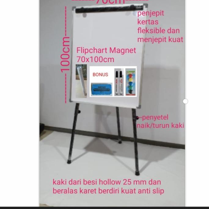 

Flipchart UP-DOWN/Papan Presentasi Magnet ZETTAKI 70x100cm