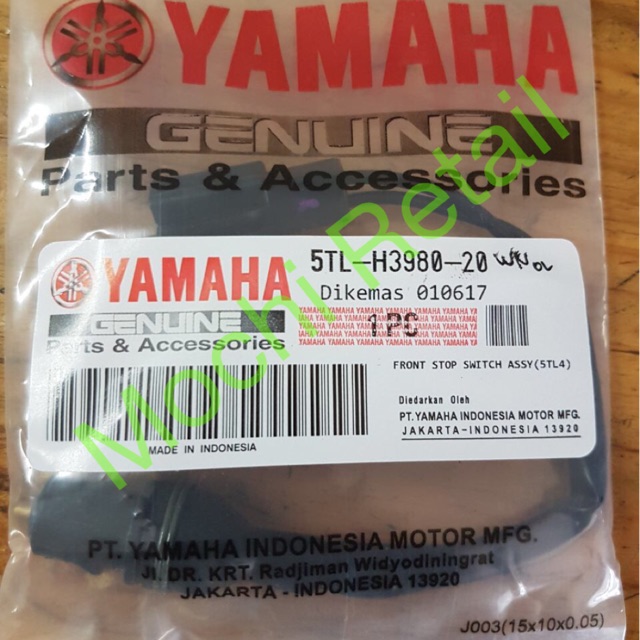 Switch swit Rem Depan Mio Sporty Jupiter MX Ori Local