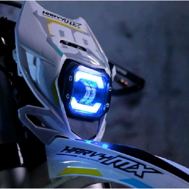 lampu depan klx crf KTM original dan lampu bemper jeeb